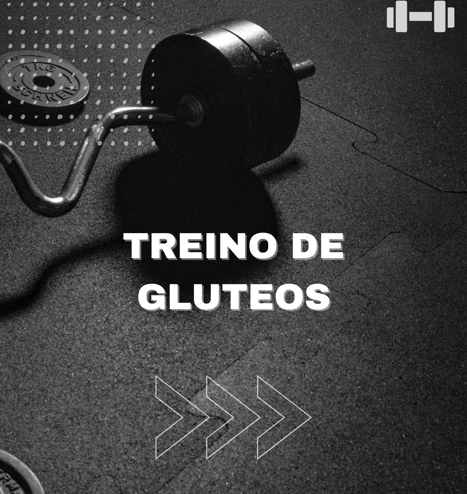 Black Modern Gym Fitness (Poster)